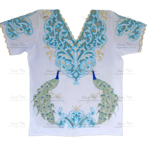 BATA MASCULINA MODELO 06 PAVÃO COLORIDO RICHELIEU