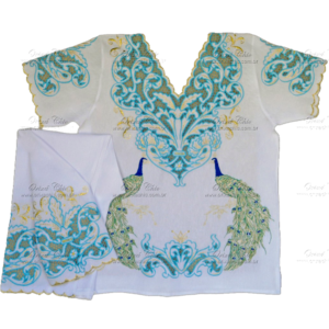 CONJUNTO MASCULINO MODELO 06 PAVÃO COLORIDO RICHELIEU