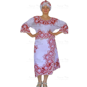 CONJUNTO AFRICANO FEMININO 03 PEÇAS MODELO 02 RICHELIEU